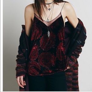 Free people velvet tank